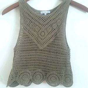 Crochet crop top